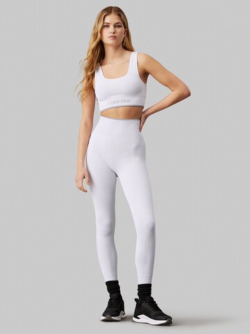 Calvin Klein Sport Bustier Sport-BH in Weiß