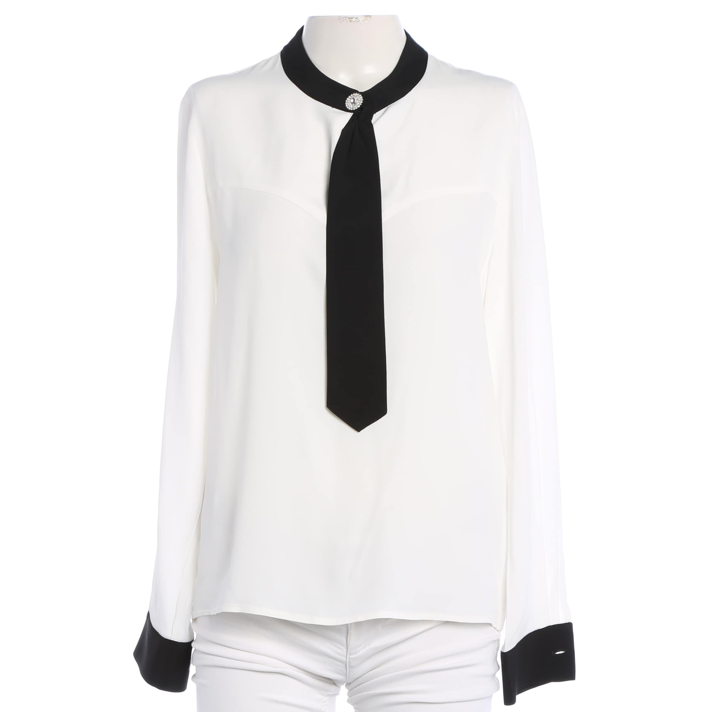 Blumarine Bluse / Tunika XS in Schwarz: Vorderseite