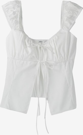 Bershka Bluse in weiß, Produktansicht