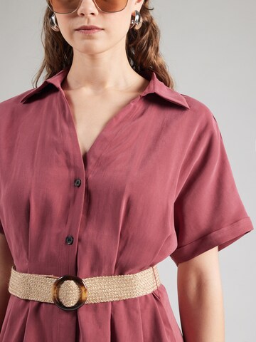 Robe-chemise 'ONLNica' ONLY en rouge