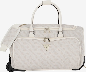 GUESS Travel Bag 'Jesco' in White: front