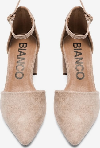 Bianco - Zapatos con plataforma 'Divived D'orsay' en beige