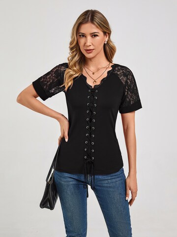 LapaPlus Top in Zwart