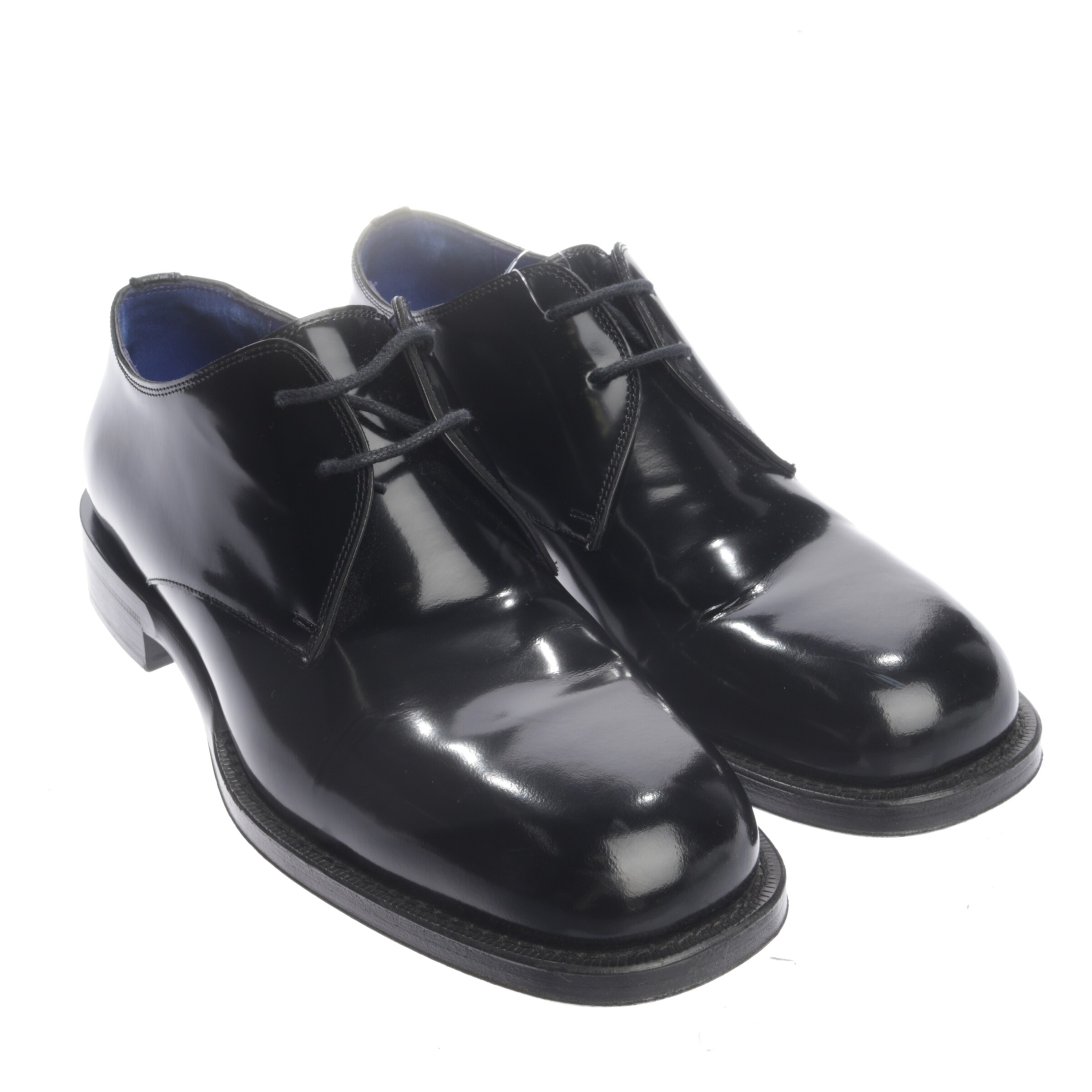 BURBERRY Halbschuhe 45 in Schwarz: Vorderseite