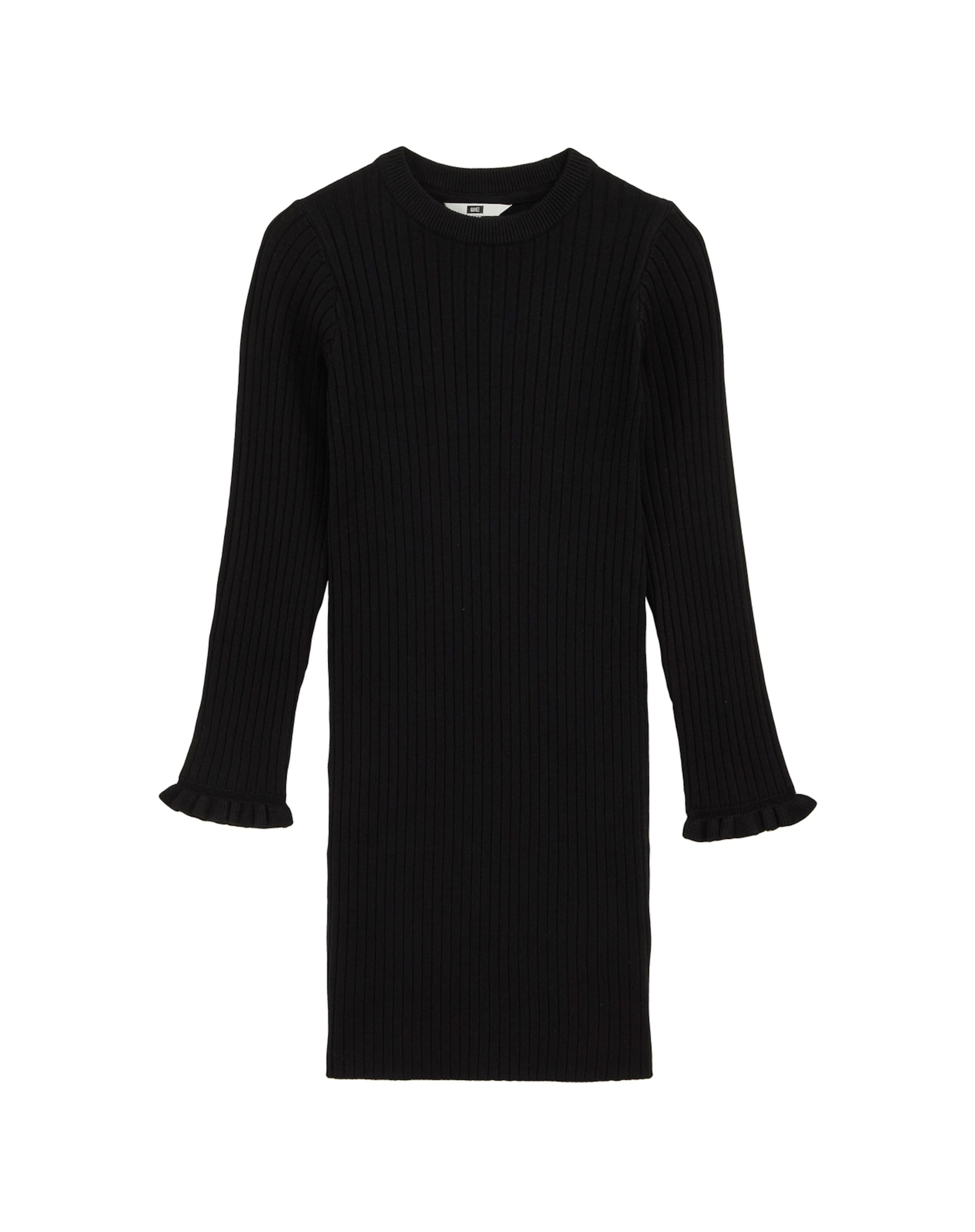 melns WE Fashion Kleita: no priekšpuses