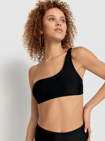 Bustino Top per bikini 'Gina' di LSCN by LASCANA in nero: frontale