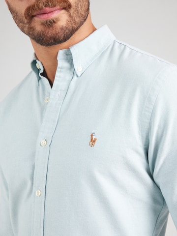 Polo Ralph Lauren Средняя посадка Рубашка в Зеленый