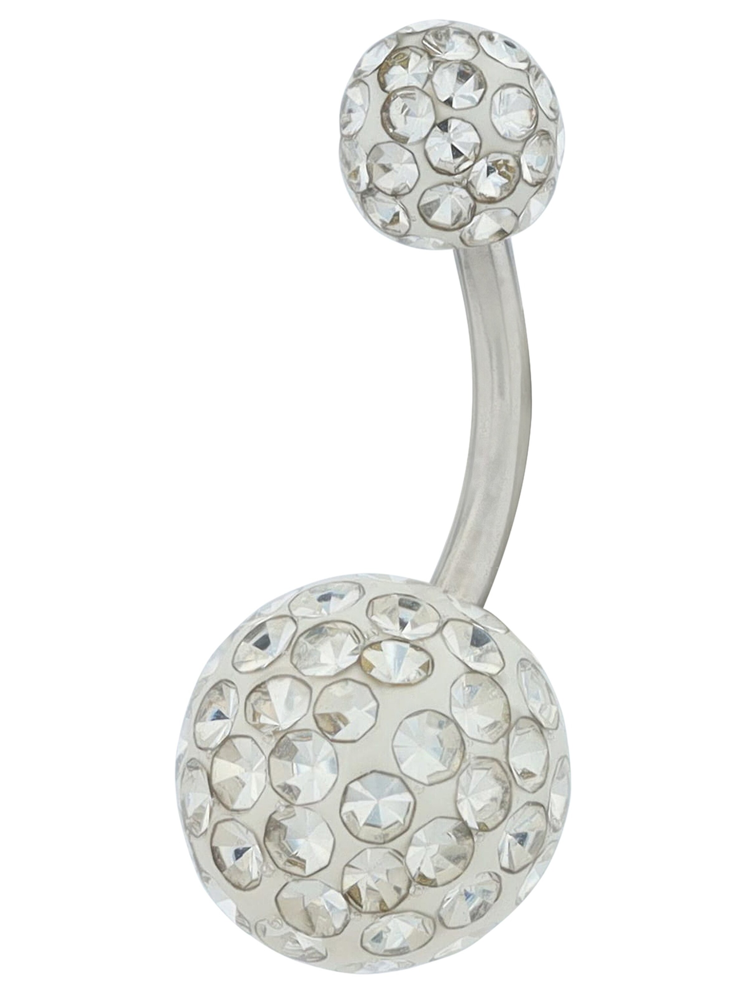 Akzent Piercings 'langlebig' in White: front