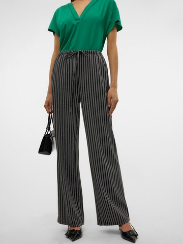 VERO MODA Loose fit Trousers 'VMDICTE' in Black