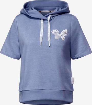 CECIL Sweatshirt in Blue: front