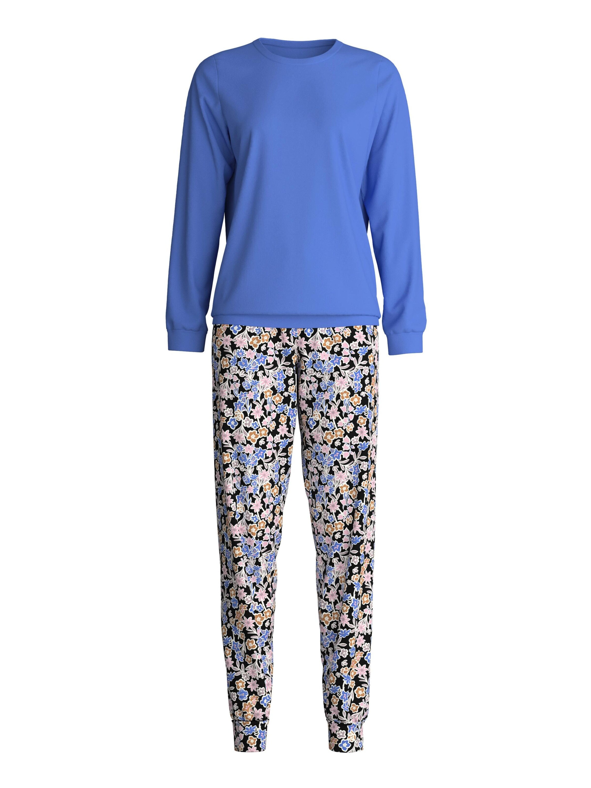 Pigiama 'Flower Dreams' di CALIDA in blu: frontale