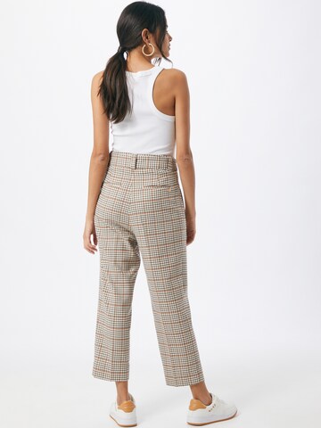 MINE TO FIVE Loose fit Pleat-Front Pants in Beige