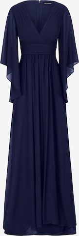 Robe de soirée Kraimod en bleu : devant