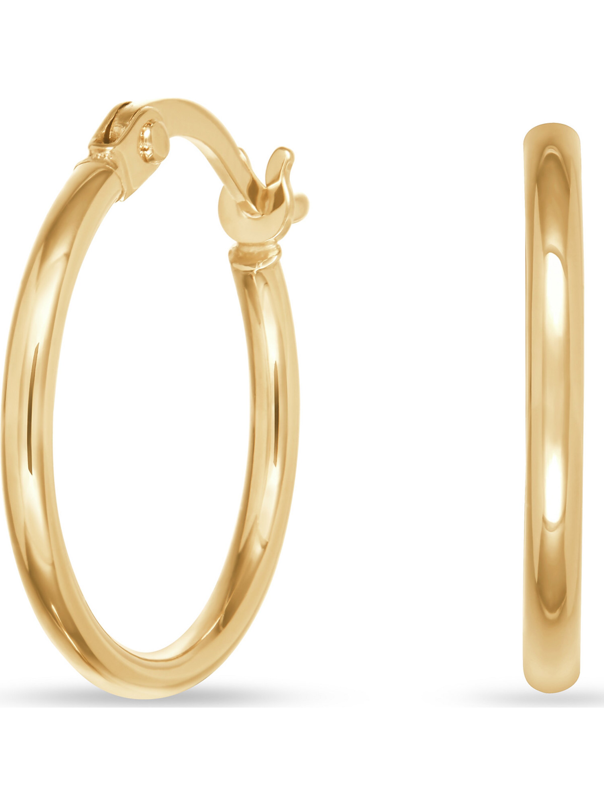 FAVS Earrings in Gold: front