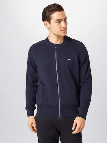 FYNCH-HATTON Regular Fit Cardigan i blå: forside