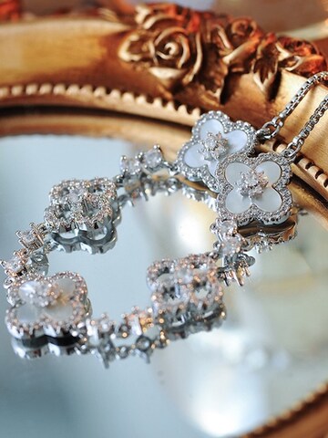 Bracelet 'Clover' LanLivia en argent