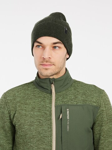 PROTEST Fleece jacket 'PRTHARPER' in Green
