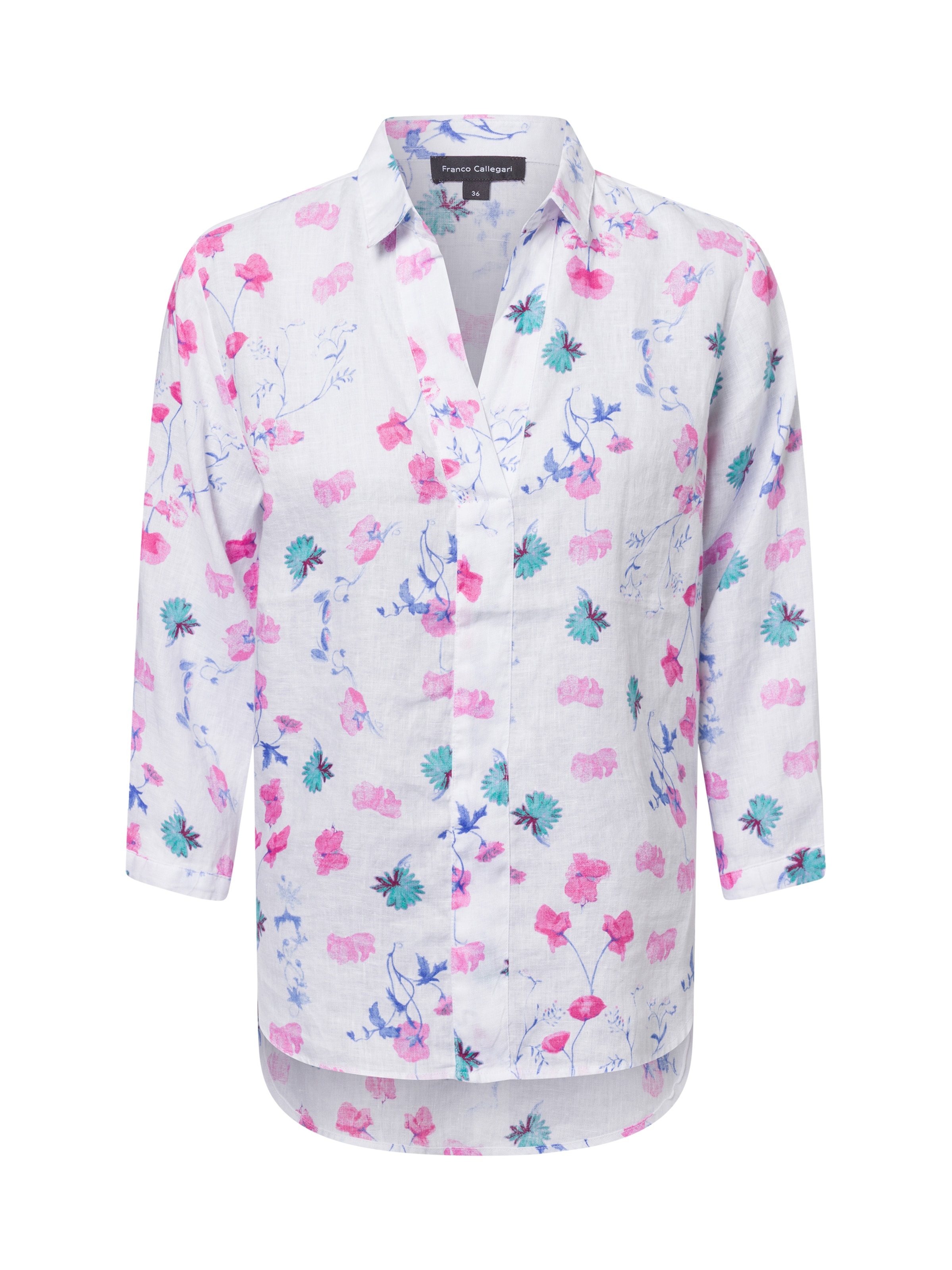 Marie Lund Bluse in Weiß: Vorderseite