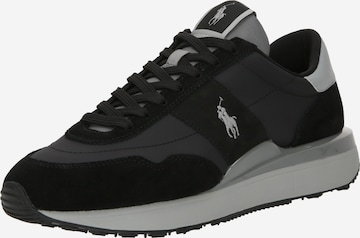 Polo Ralph Lauren Rövid szárú sportcipők 'TRAIN 89' - fekete: elől