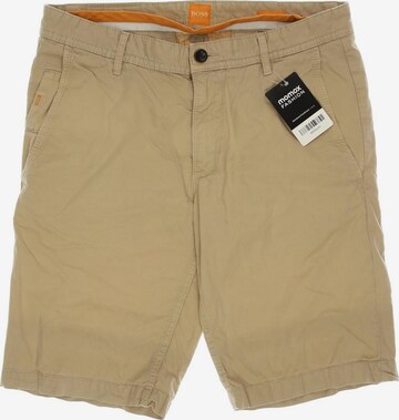 BOSS Orange Shorts 33 in Beige: predná strana