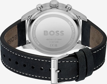 BOSS Black Quarzuhr in Schwarz