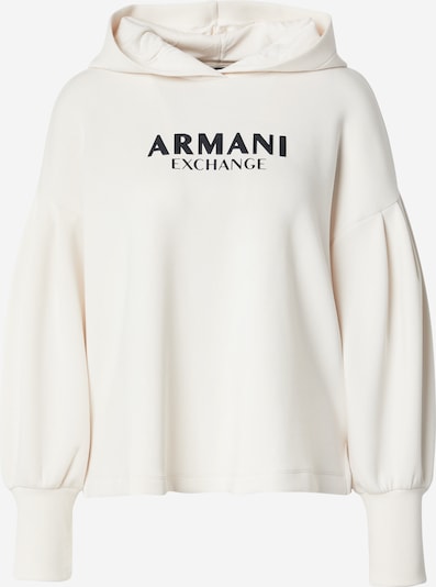 ARMANI EXCHANGE Sweater majica u crna / prljavo bijela, Pregled proizvoda