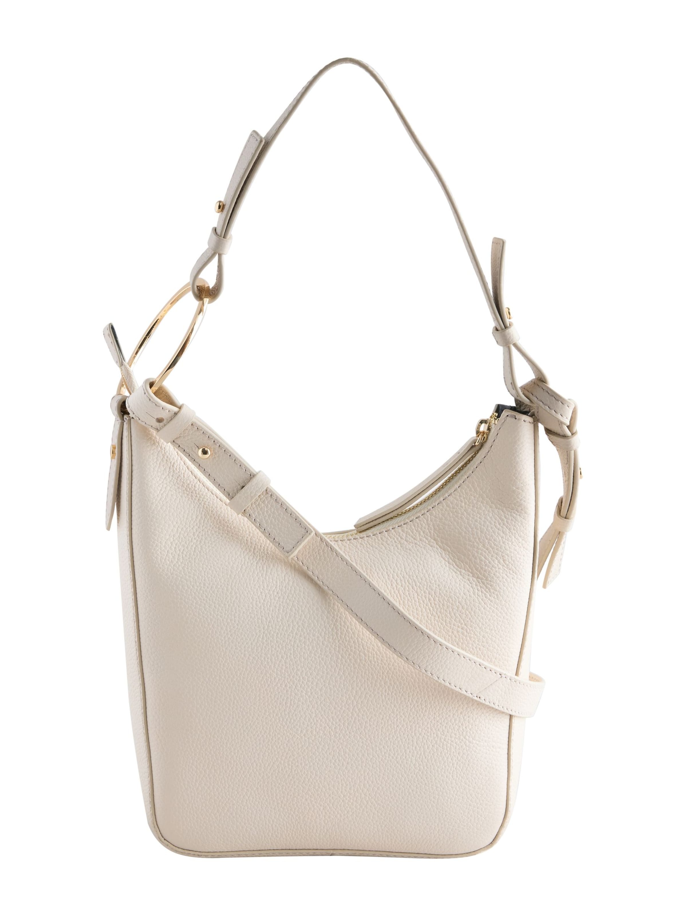 Next Чанта с презрамки в бяло: отпред