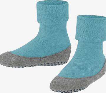 FALKE Socks 'Cosyshoe Teens' in Blue: front