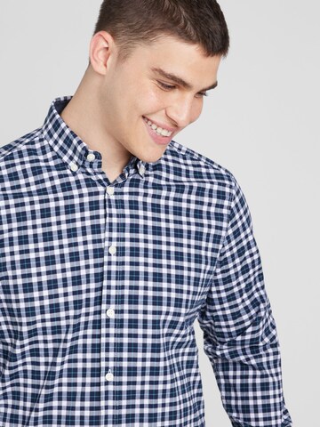 s.Oliver Regular fit Button Up Shirt in Blue
