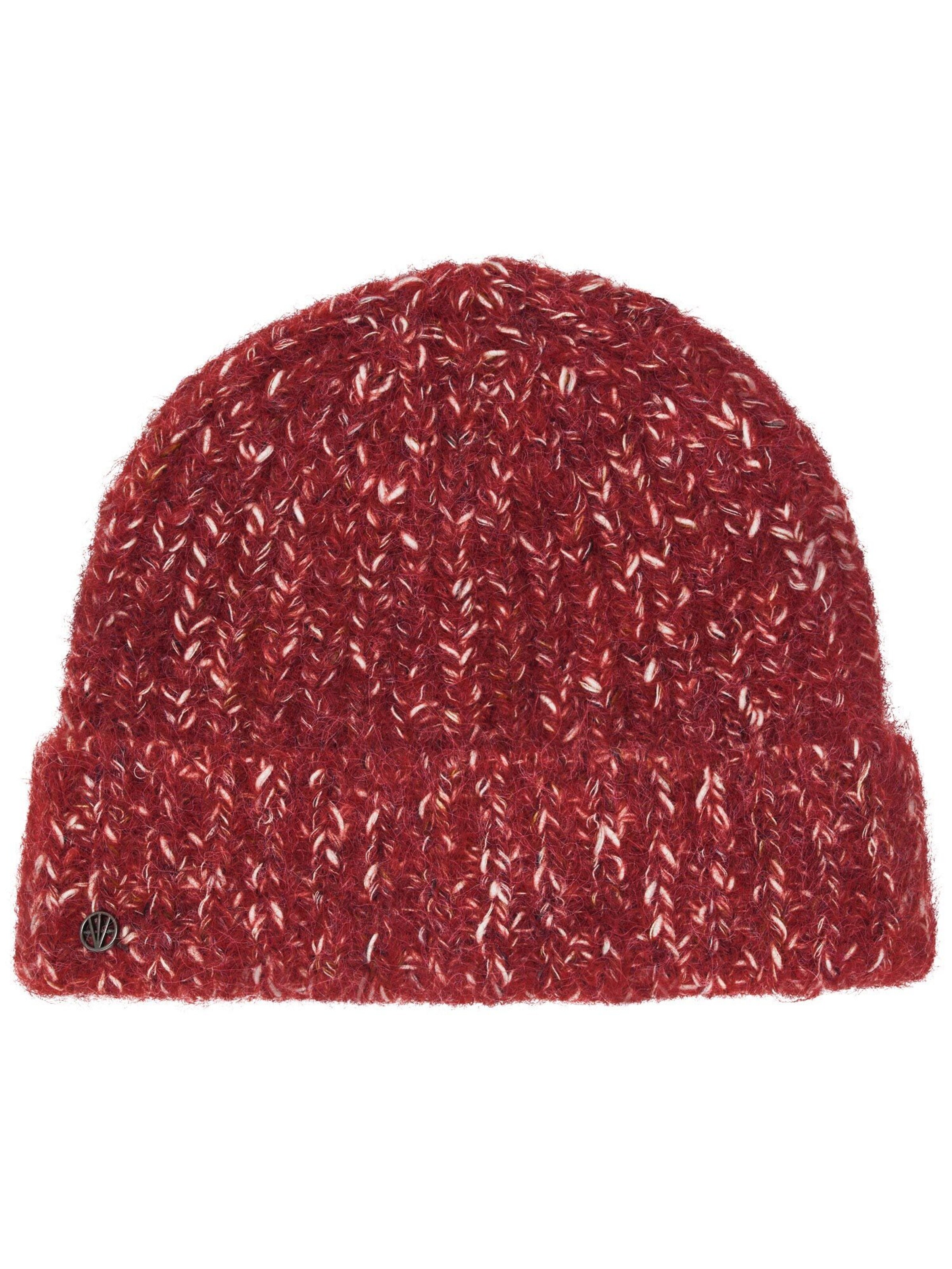 LOEVENICH Beanie in Red: front