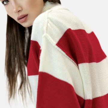 Elara Strikkjole i hvid