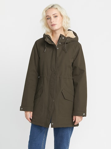 Volcom Winter Parka 'LESS IS MORE' in Green: front