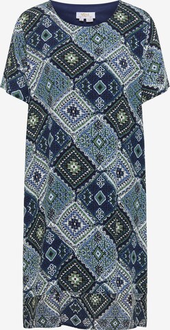 usha FESTIVAL Summer Dress in Blue: front