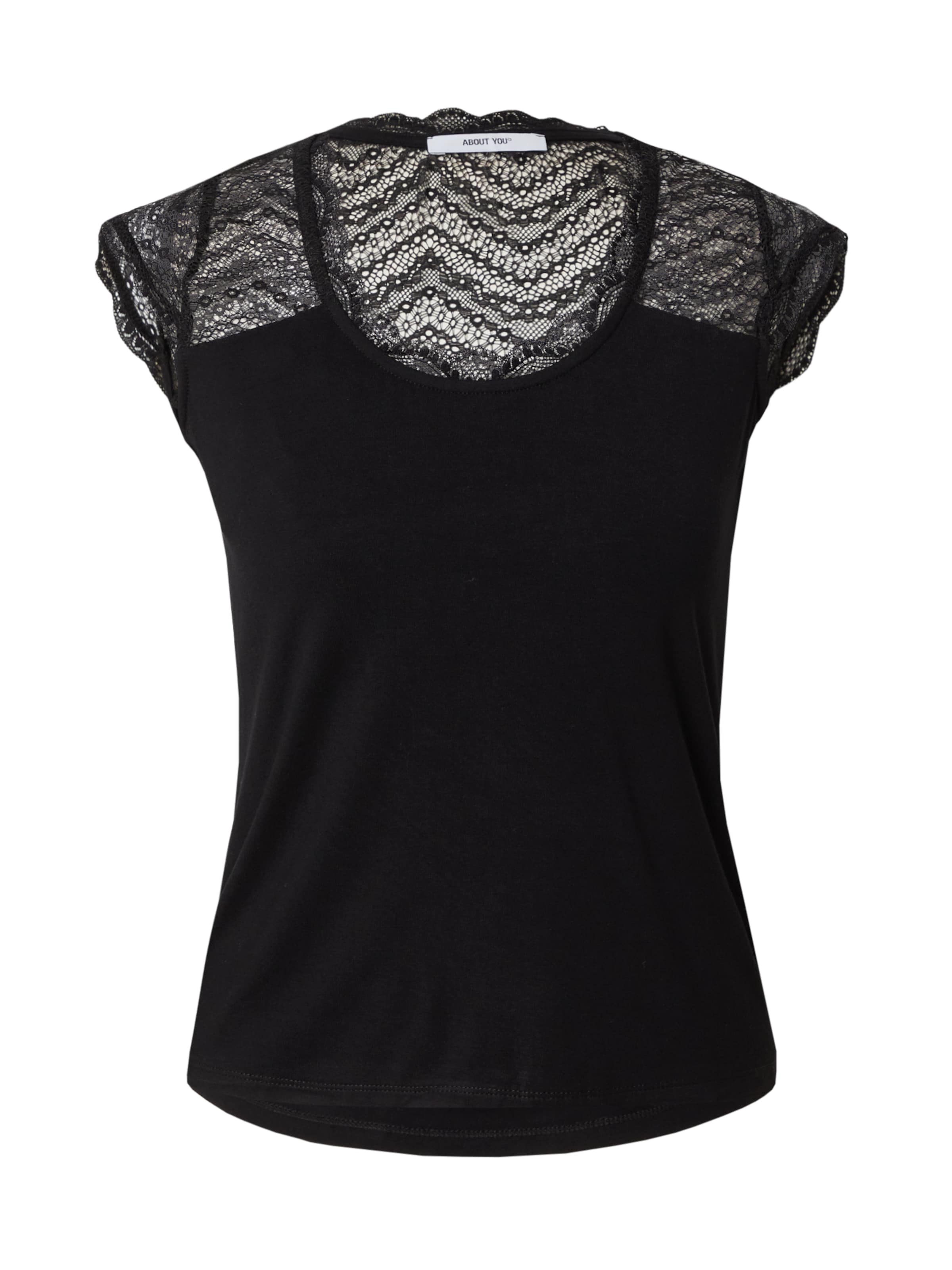 ABOUT YOU Top 'Tasha' w kolorze czarny: przód