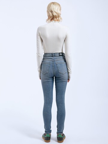 Dr. Denim Skinny Jeans 'Moxy High Skinny' in Blauw