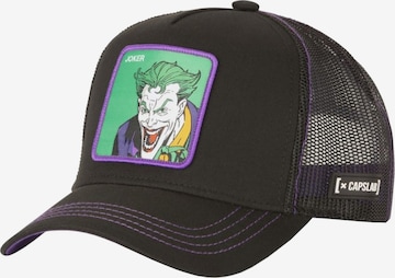 Casquette 'DC Comics Joker' Capslab en noir : devant