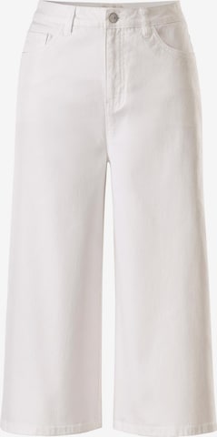 Linea Tesini by heine Wide leg Jeans in Wit: voorkant