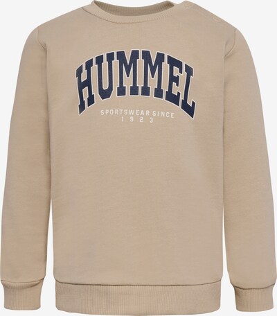 Hummel Sportsweatshirt in nachtblau / cappuccino / weiß, Produktansicht
