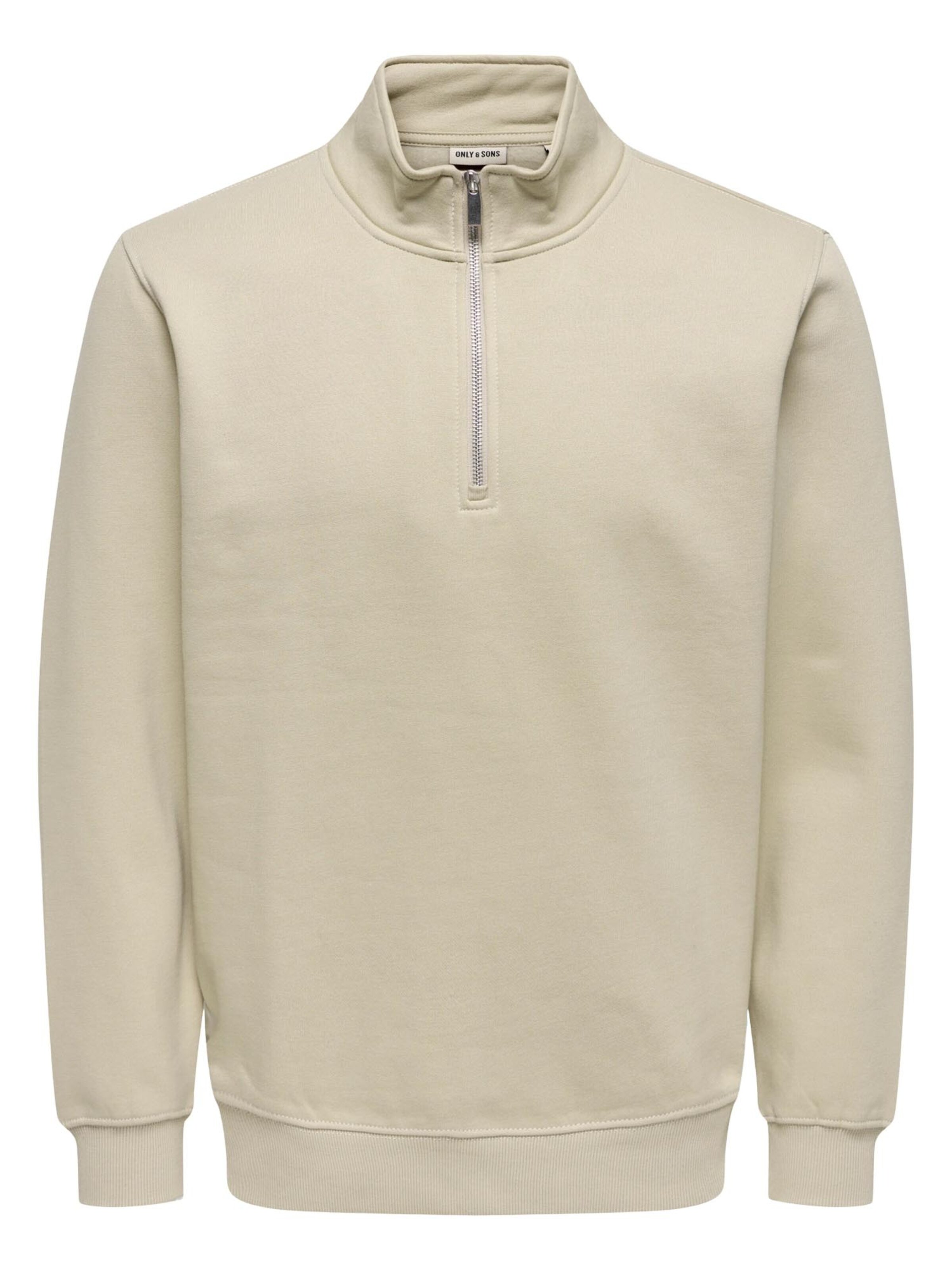 Only & Sons Sweatshirt 'Connor'‌ in Beige: Vorderseite