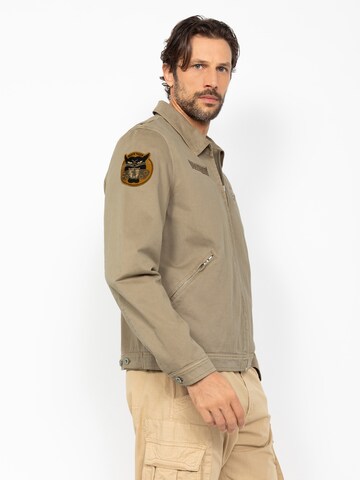 Manteau mi-saison Schott NYC en marron