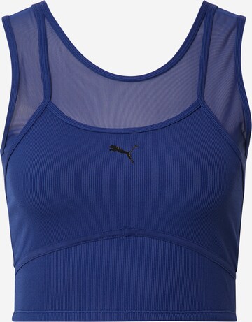 Top sportivo di PUMA in blu: frontale