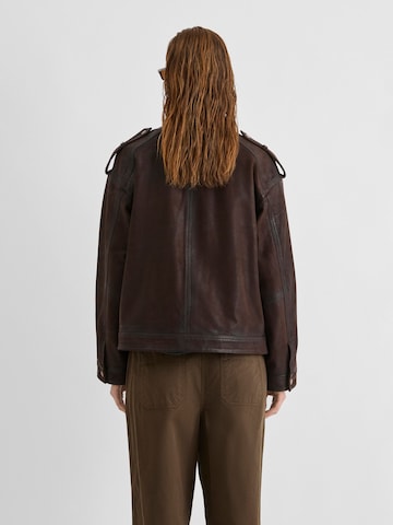 Veste mi-saison ROUGE EDIT en marron