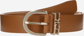 Ceinture Calvin Klein en marron : devant