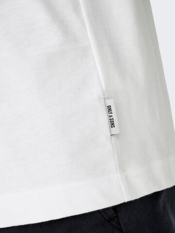 Only & Sons Shirt 'ONSFRED' in Weiß