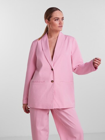 Blazer di PIECES in rosa: frontale