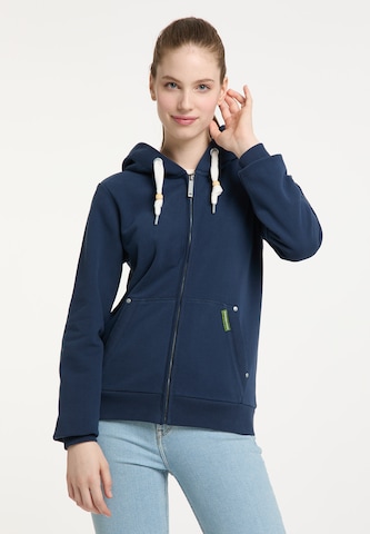 Schmuddelwedda Sweat jacket in Blue: front