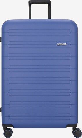 American Tourister Trolley 'Novastream' in Blauw: voorkant