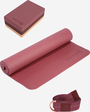 bahé yoga Mat 'WELCOME' in Rood: voorkant