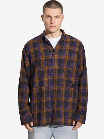 Prosto Shirt 'Check' in Purple