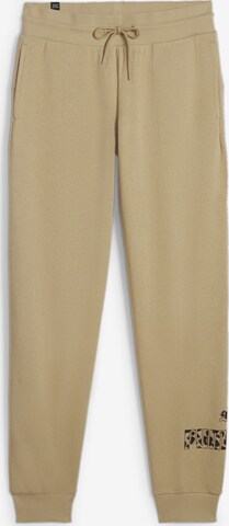 PUMA Workout Pants 'ESS+' in Beige: front